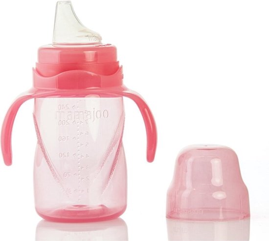 Mamajoo Babyfles - 6+ maanden - 270ml - Handvat - BPAvrij babyfles