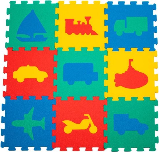 Matrax Puzzelmat - Vloermat - Speelkleed - Speelmat foam - foam mat - 33x33cm