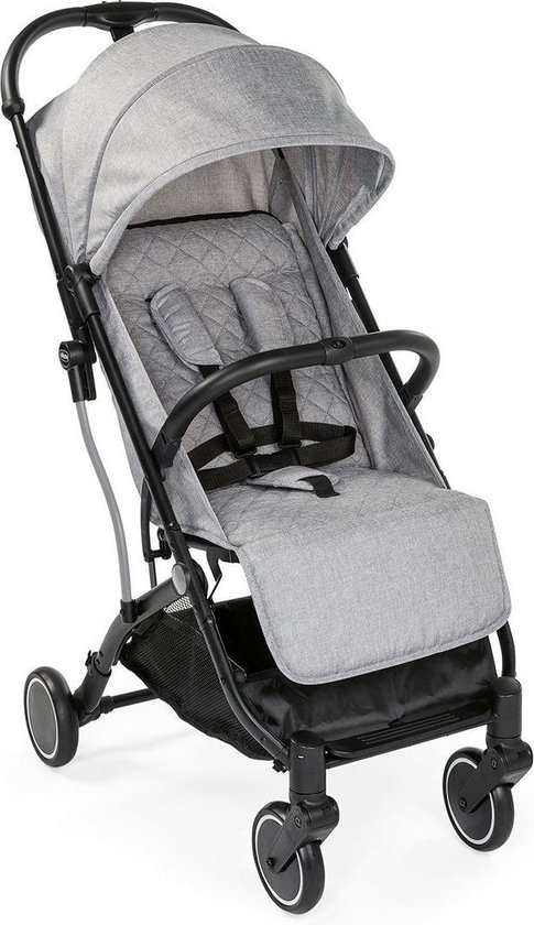 Chicco Buggy Trolley Me - Plooibuggy - Volledig inklapbare kinderwagen - Lichtgewicht - Light Grey