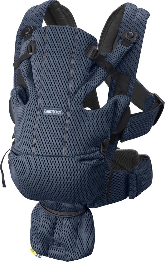BABYBJÖRN Draagzak Move - 3D Mesh - Marineblauw
