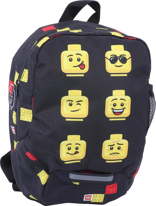 Rugzak Lego Faces Zwart 17L