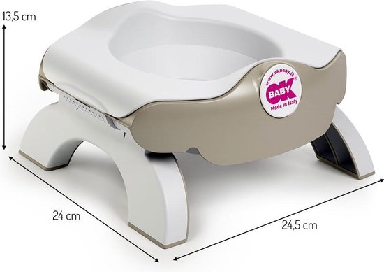 OKbaby 3-in-1 Roady Plaspotje - Pastel Taupe