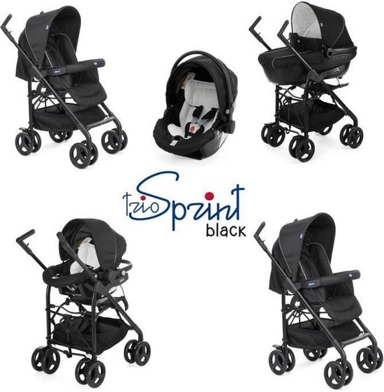 Chicco Trio kinderwagen - Black