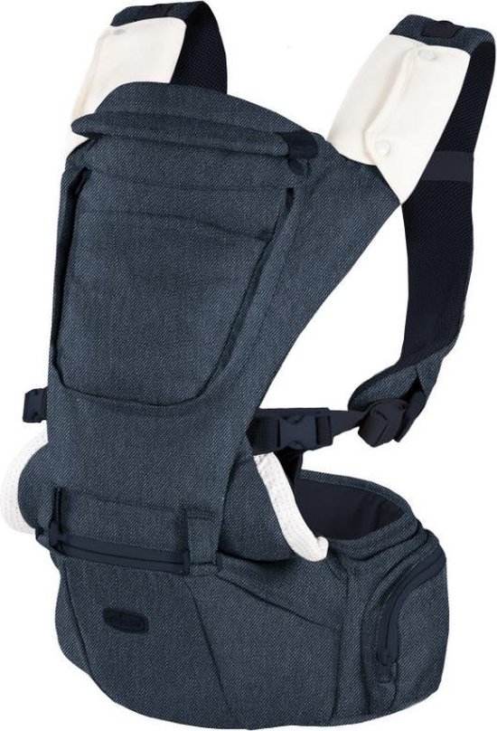 Chicco Draagzak baby Easy Fit - Polyester Mesh - Denim