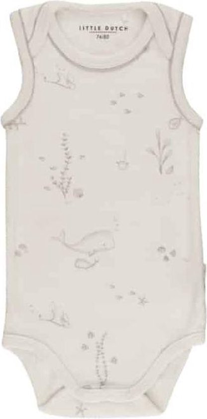 Little Dutch Romper Zonder Mouw - Walvis - Maat 74/80