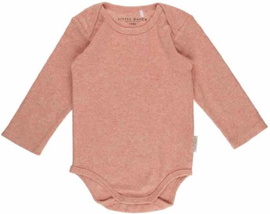Little Dutch Romper Lange Mouwen - Roze Melange