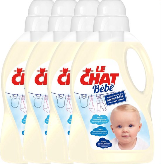 Le Chat Baby Wasmiddel - Voorraadbox - 4 x 30 wasbeurten (120)