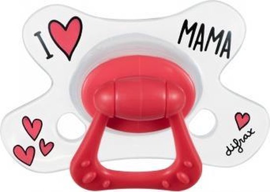 Difrax Fopspeen I Love Mama Natural 6 mnd+