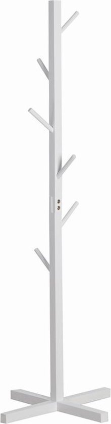Staande kinderkapstok boom takken design - kapstok kinderkamer - 130 cm hoog - wit
