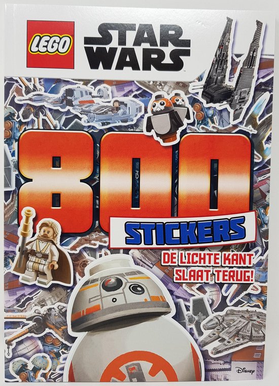 LEGO STAR WARS - KLEURBOEK - DOE BOEK - MET 800 STICKERS - DE LICHTE KANT SLAAT TERUG! - DISNEY