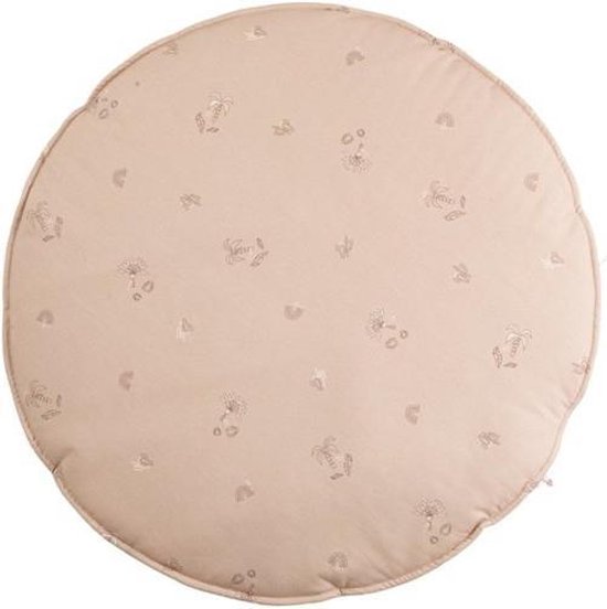 Speelmat / Speelkleed Kinderkamer Powder Beige - Vloerkleed 100 cm doorsnede