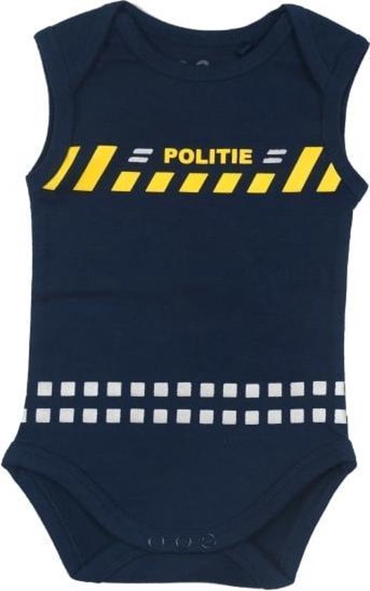 Fun2Wear | Politie Romper | Navy Blauw | Maat 80