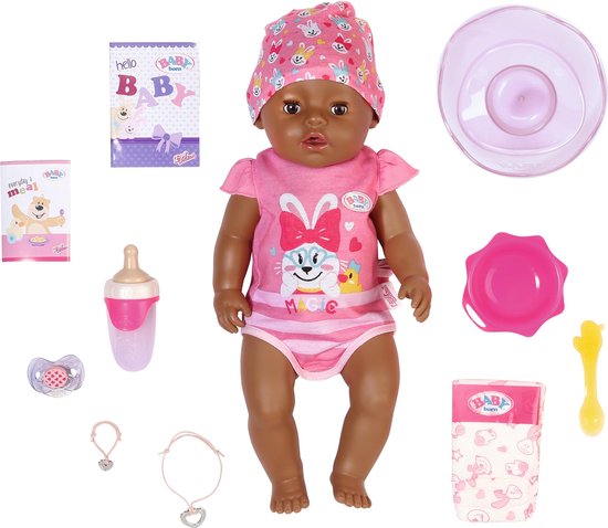 BABY born Magic Girl Brown Eyes - Babypop 43 cm