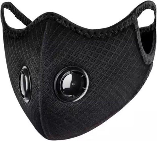 Trainingsmasker – Mondkapje – Masker met Ventilatie – Deluxe mask