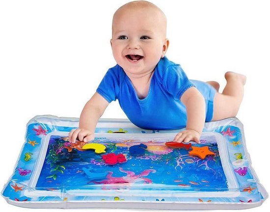 Waterspeelmat - Babygym - Opblaasbare Watermat - Tummy Time - Speelmat - Kraamcadeau