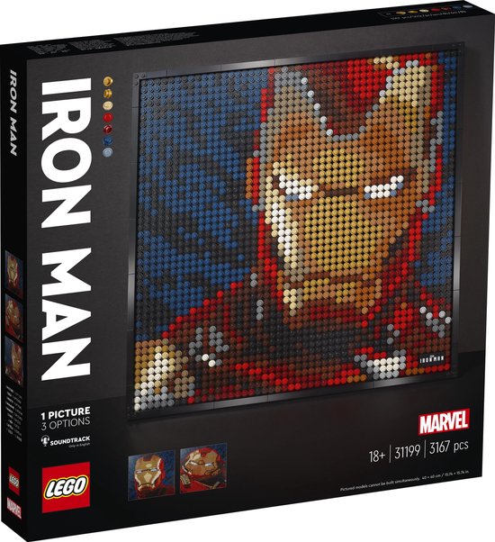 LEGO Art Marvel Studios Iron Man - 31199