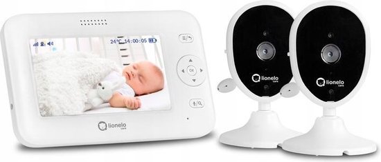 Overmax Babyline 8.1 babyfoon met 2 camera's, 300m bereik, tweeweg communicatie