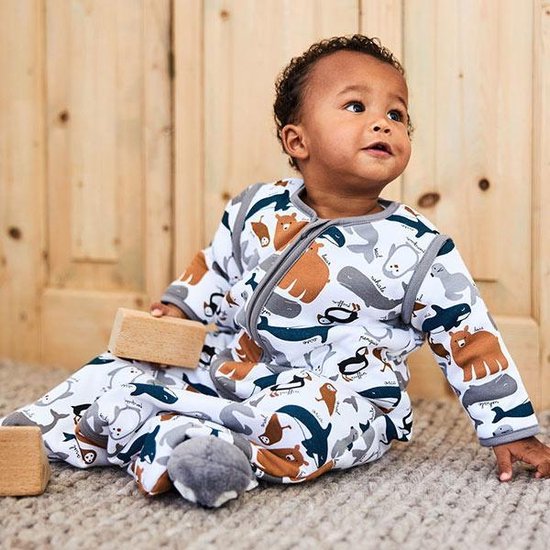 Baby slaapzak 110cm Polar met afritsbare mouw