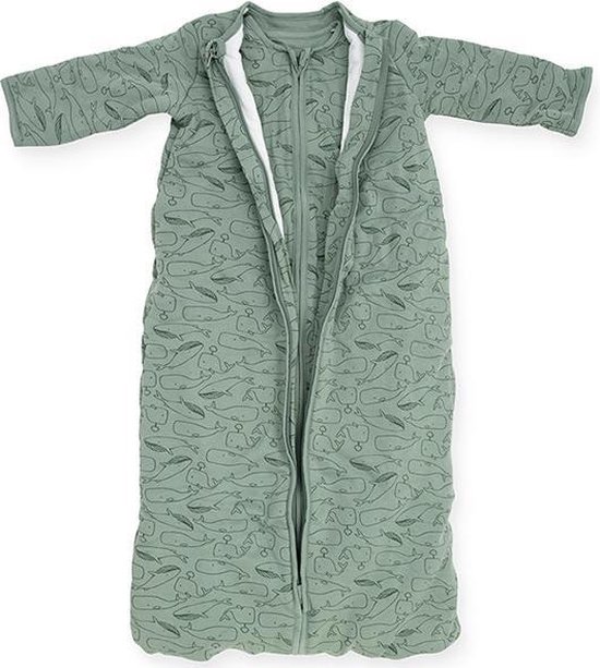 Jollein Baby  slaapzak 4 seizoenen 110cm Whales ash green