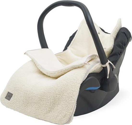 Jollein Voetenzak Teddy groep 0+ 3/5 punts cream white