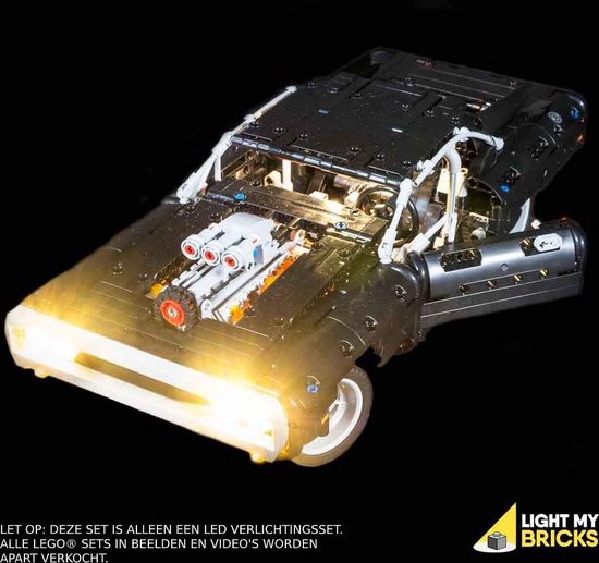 Light My Bricks LEGO Dom's Dodge Charger 42111 Verlichtings Set