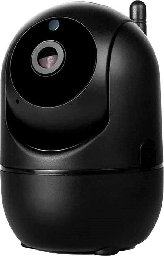 IP Camera met Bewegingsdetectie – WiFi Beveiligingscamera – Huisdiercamera – Babyfoon met Camera en App – Zwart