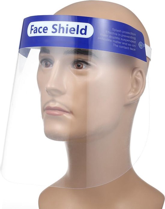 Gezichtsbescherming Face shield - 3 stuks