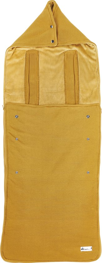 Meyco buggy voetenzak Knit basic - honey gold