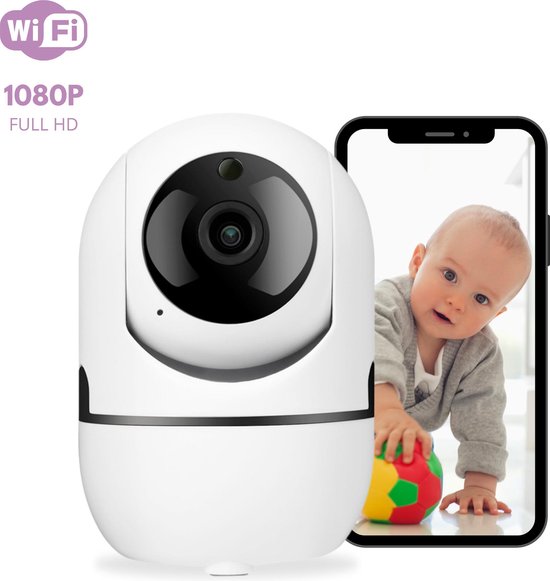 Babyfoon met Camera - Babyfoon - Camera Beveiliging - HD(1080P) + Wifi Beveiligingscamera - Bewakingscamera - Perfecte Camera voor je baby