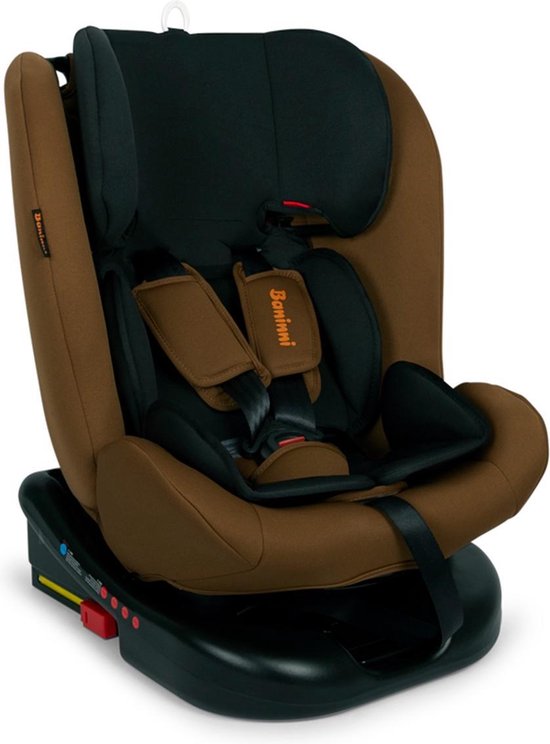 Baninni autostoel Monza 360° met isoFix Cognac (0-36kg) - Groep 0-1-2-3 autostoel voor kinderen van 0 tot 12 jaar