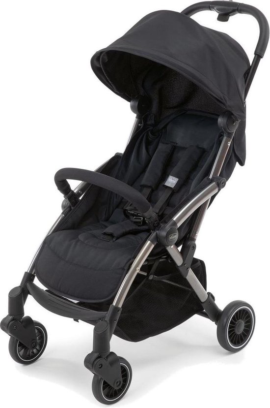 Chicco Buggy Cheerio Black - Plooibuggy -  Kinderwagen - Lichtgewicht - Verstelbare rugleuning