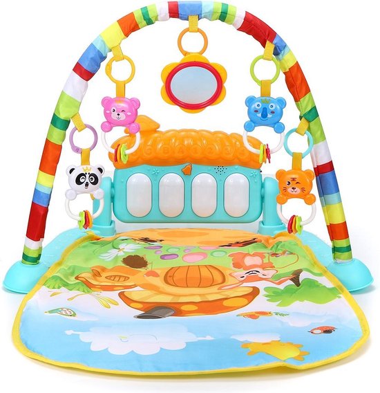 Interactief speelkleed met boog, licht en geluid / babygym