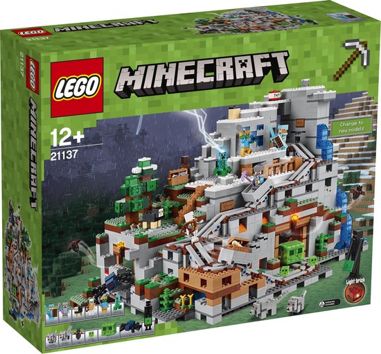 LEGO Minecraft De Grot in de Bergen - 21137