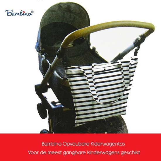 Bambino Opvouwbaar Kinderwagentas - 43,5/34 cm x 60 cm