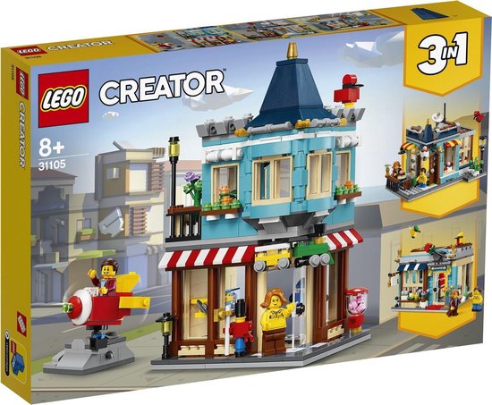 LEGO Creator  pakket  Lego Creator 31105 Woonhuis en Speelgoedwinkel  + Lego Creator 31103 Raketwagen