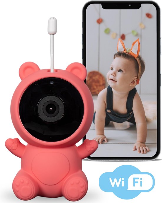 Mommy’s® H5 Babyfoon – Wereldwijd Bereik – 1080p Full HD – Nederlandse Handleiding – Babyfoon met Camera