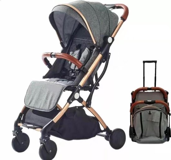 kinderwagen trolley grijs pousette