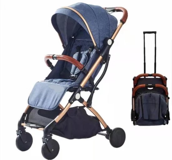 kinderwagen trolley blauw pousette