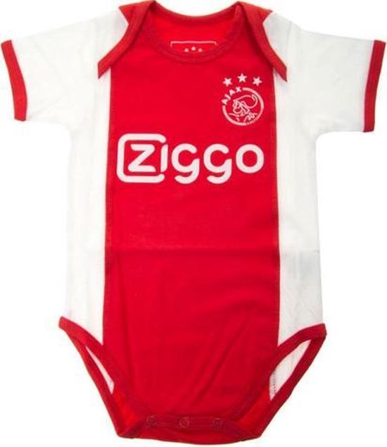 Ajax Baby Romper - Rood/Wit - Maat 86/92