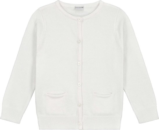 Prénatal Newborn Vestje - Baby Kleding voor Meisjes - Maat 56 - Wit