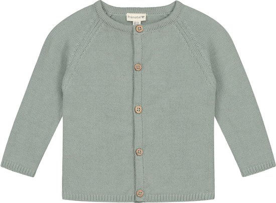 Prénatal Newborn Vestje - Baby Kleding voor Jongens - Maat 62 - Mintgroen