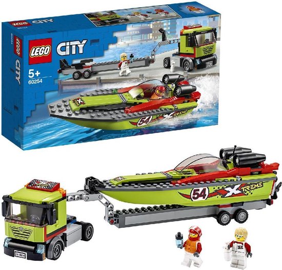 Lego 60254 City Race Boat Transporter