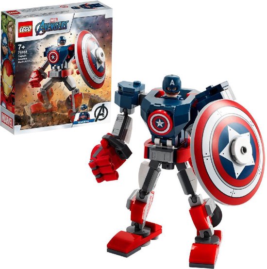 Lego 76168 Super Heroes Captain America Mechapant.