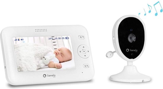 Lionelo Baby line 8.1babyfoon met 1 camera (uitbreidbaar met max. 3 extra camera's)