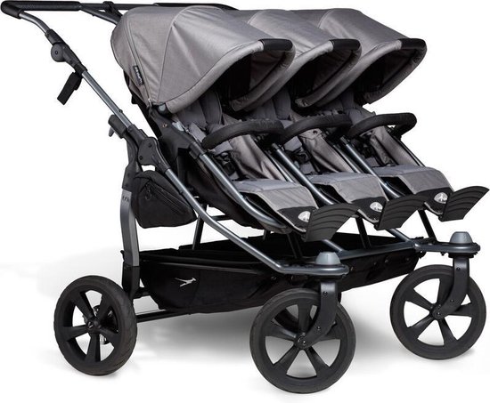 TFK 3 zist buggy - 3 persoons buggy - reiswieg is om te bouwen tot wandelwagen - voor de kinderopvang- Geschikt vanaf de geboorte