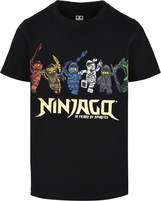 Lego wear Legowear Jongens Tshirt 10Y Spinjitzu Black - 140