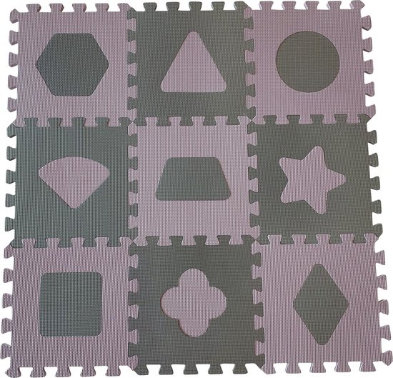 Baby Dan - Playmat Geometric Shapes - Rose