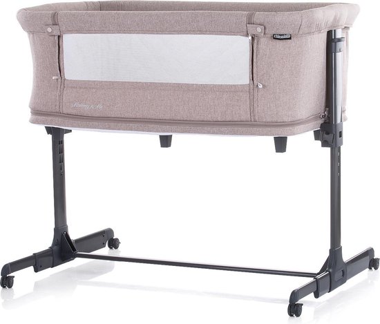 Chipolino Co sleeper wieg & speelbox in 1 "MOMMY 'N ME" aanschuifbed - babybed- campingbed BEIGE