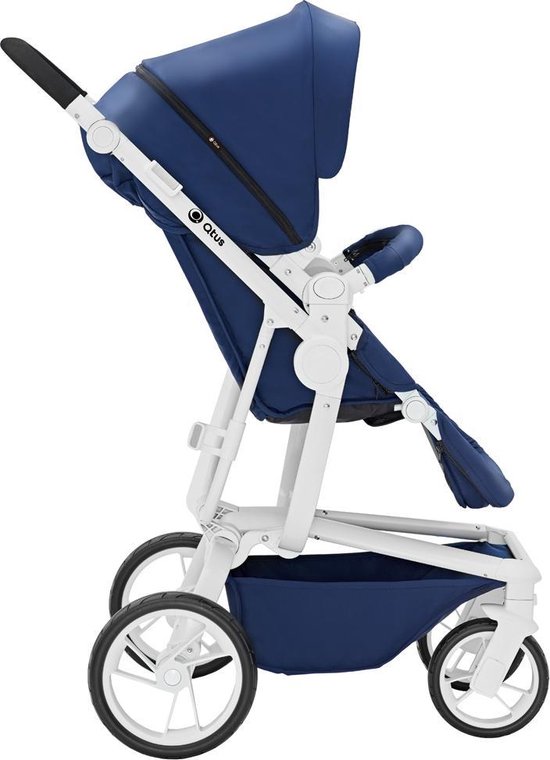 Qtus Spider Blauw - Wit frame - All-terrain kinderwagen tot 4 jaar