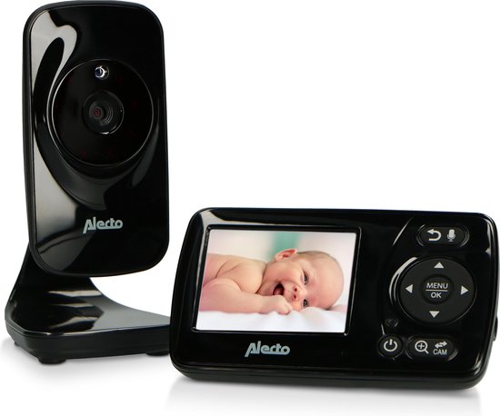 Alecto DVM71BK - Babyfoon met camera - scherm - Zwart